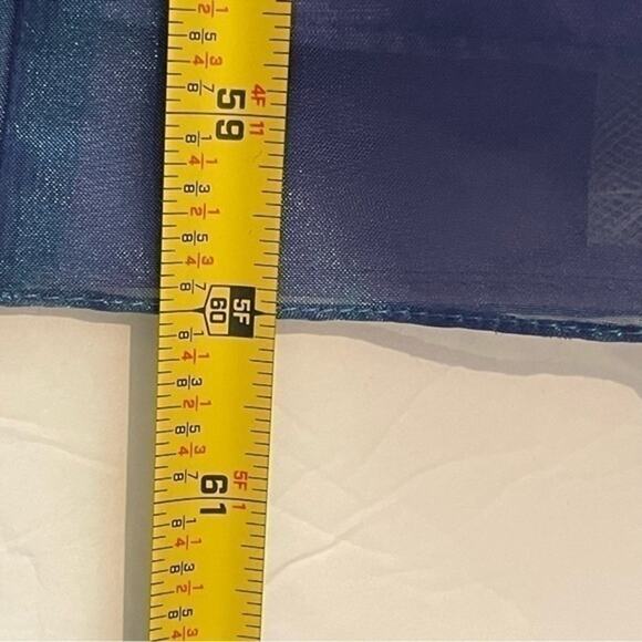 Betsy & Adam Iridescent Bluish Purple Sequins MermaidCore Maxi Dress NWT Size 10 - Picture 11 of 11